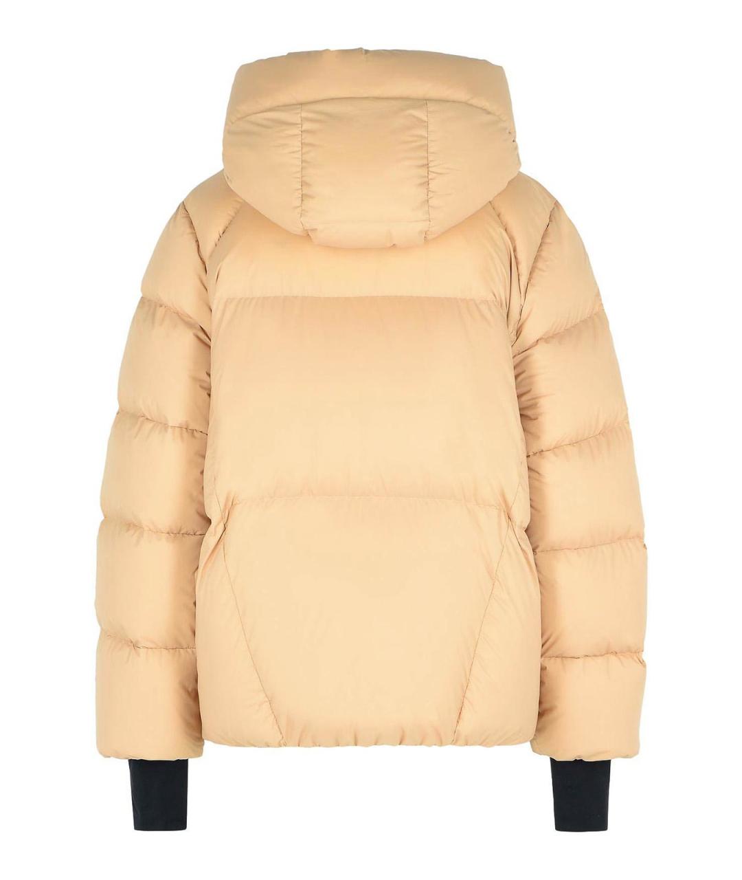 MONCLER Бежевый пуховик, фото 2