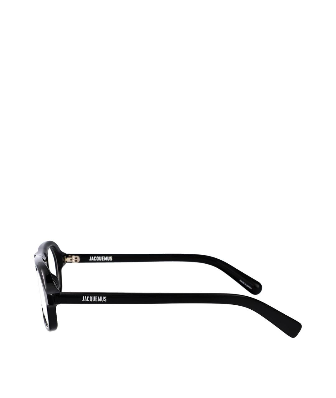 JACQUEMUS Черные пластиковые солнцезащитные очки, фото 3