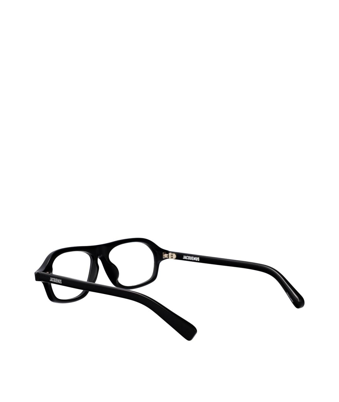 JACQUEMUS Черные пластиковые солнцезащитные очки, фото 4