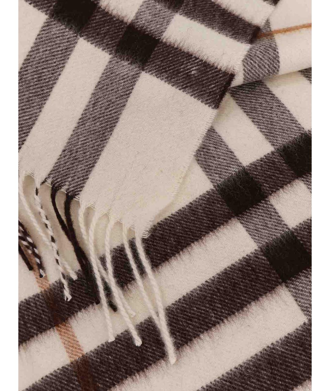 BURBERRY Черный кашемировый шарф, фото 3