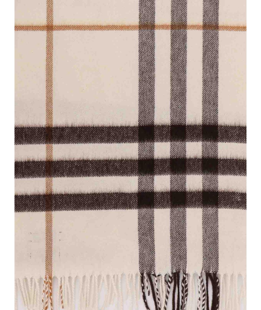 BURBERRY Черный кашемировый шарф, фото 2