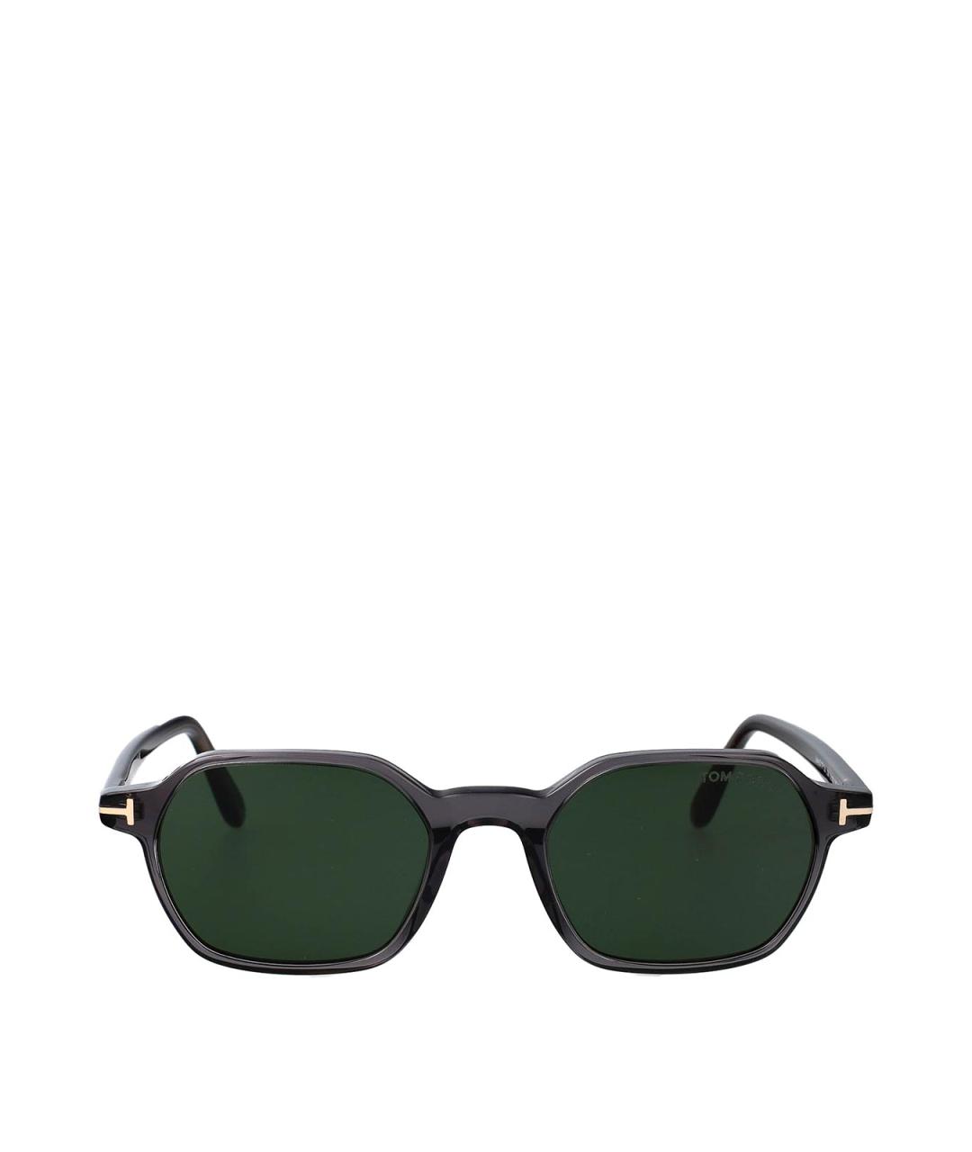 TOM FORD Серые пластиковые солнцезащитные очки, фото 1