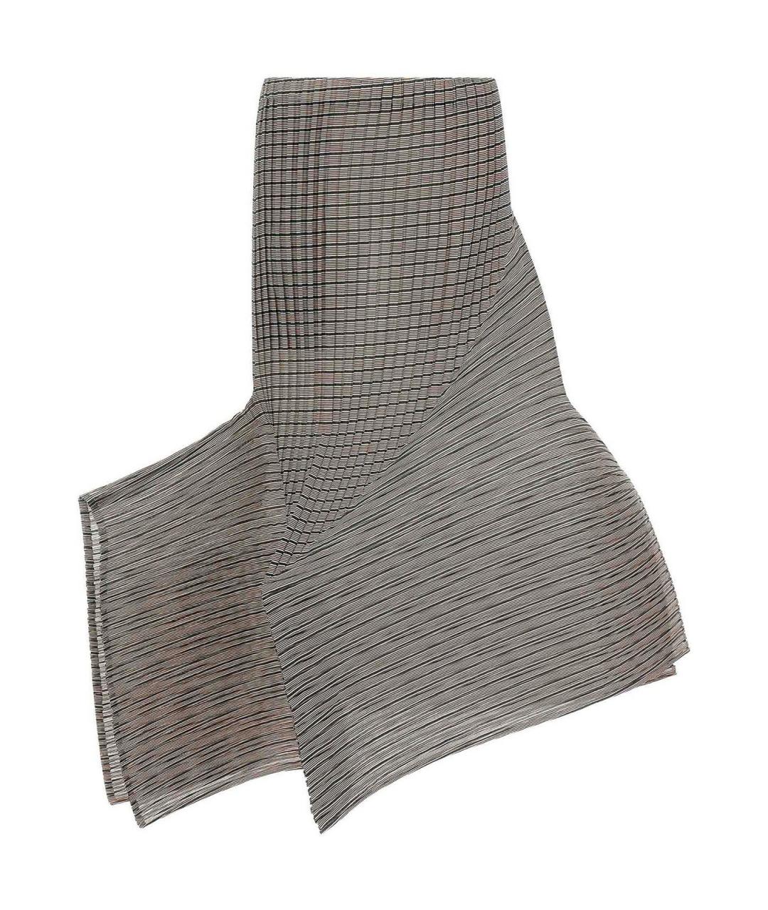 ISSEY MIYAKE Коричневая полиэстеровая юбка макси, фото 1