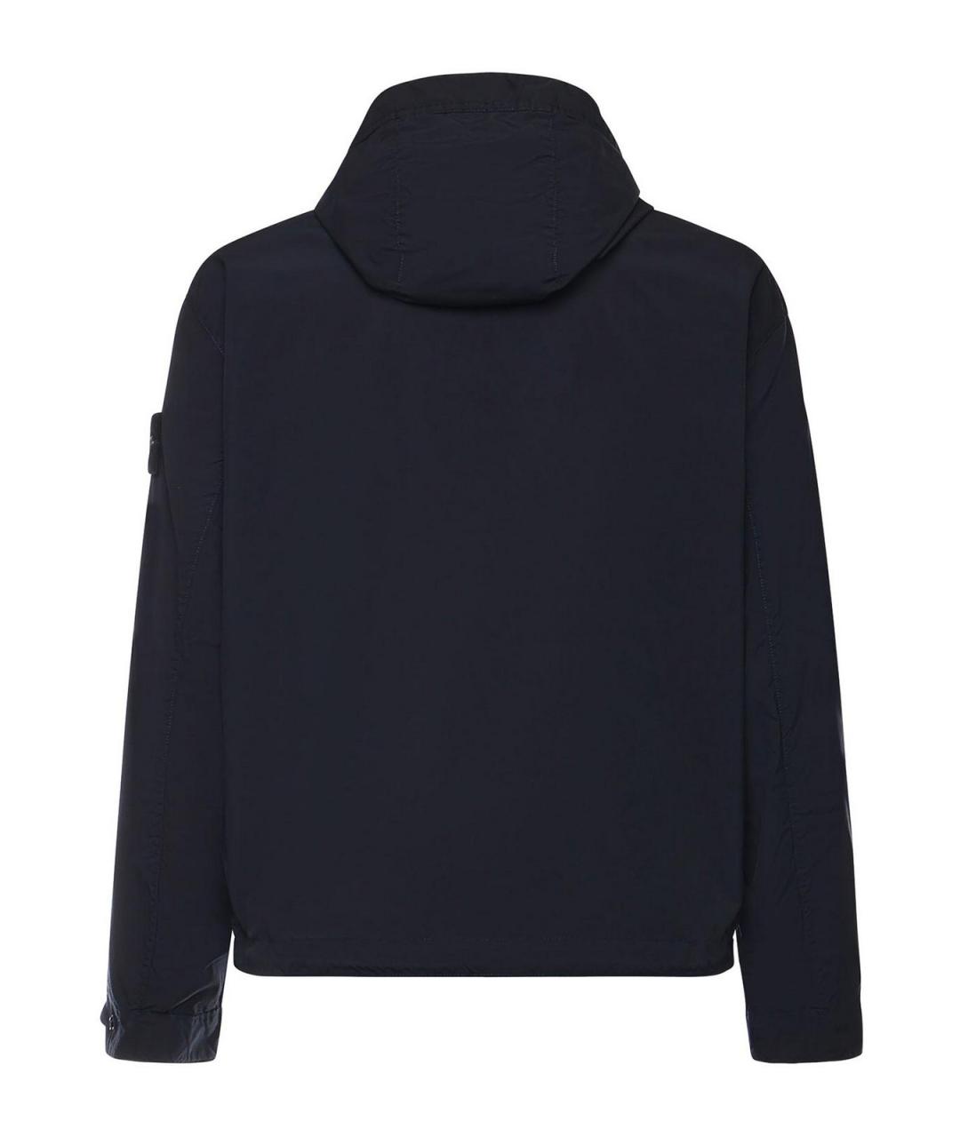 STONE ISLAND Синяя полиэстеровая куртка, фото 3