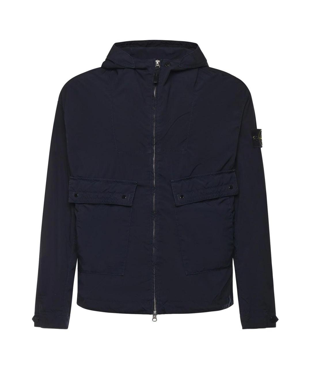 STONE ISLAND Синяя полиэстеровая куртка, фото 1
