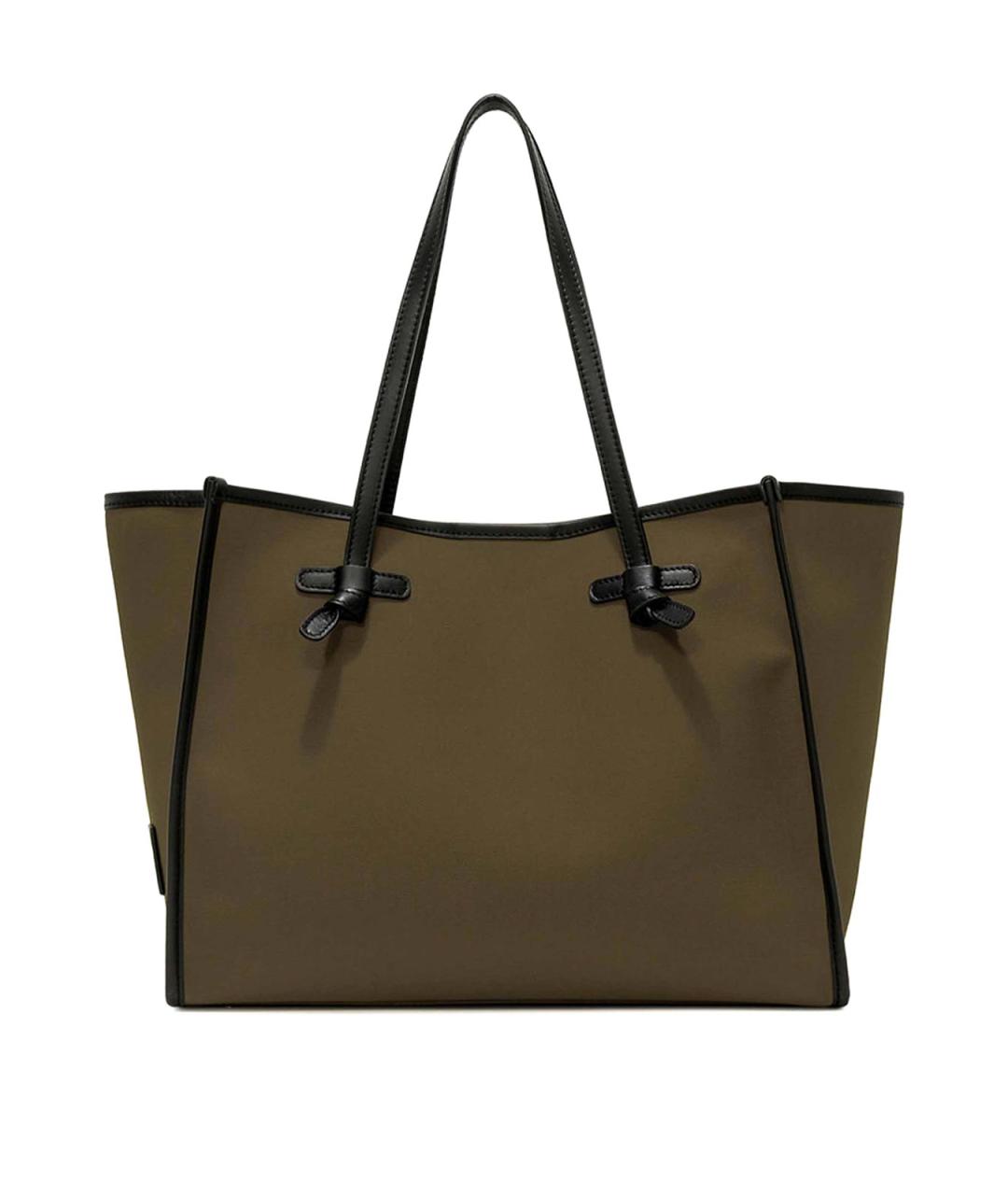 Gianni Chiarini Зеленая тканевая сумка тоут, фото 1