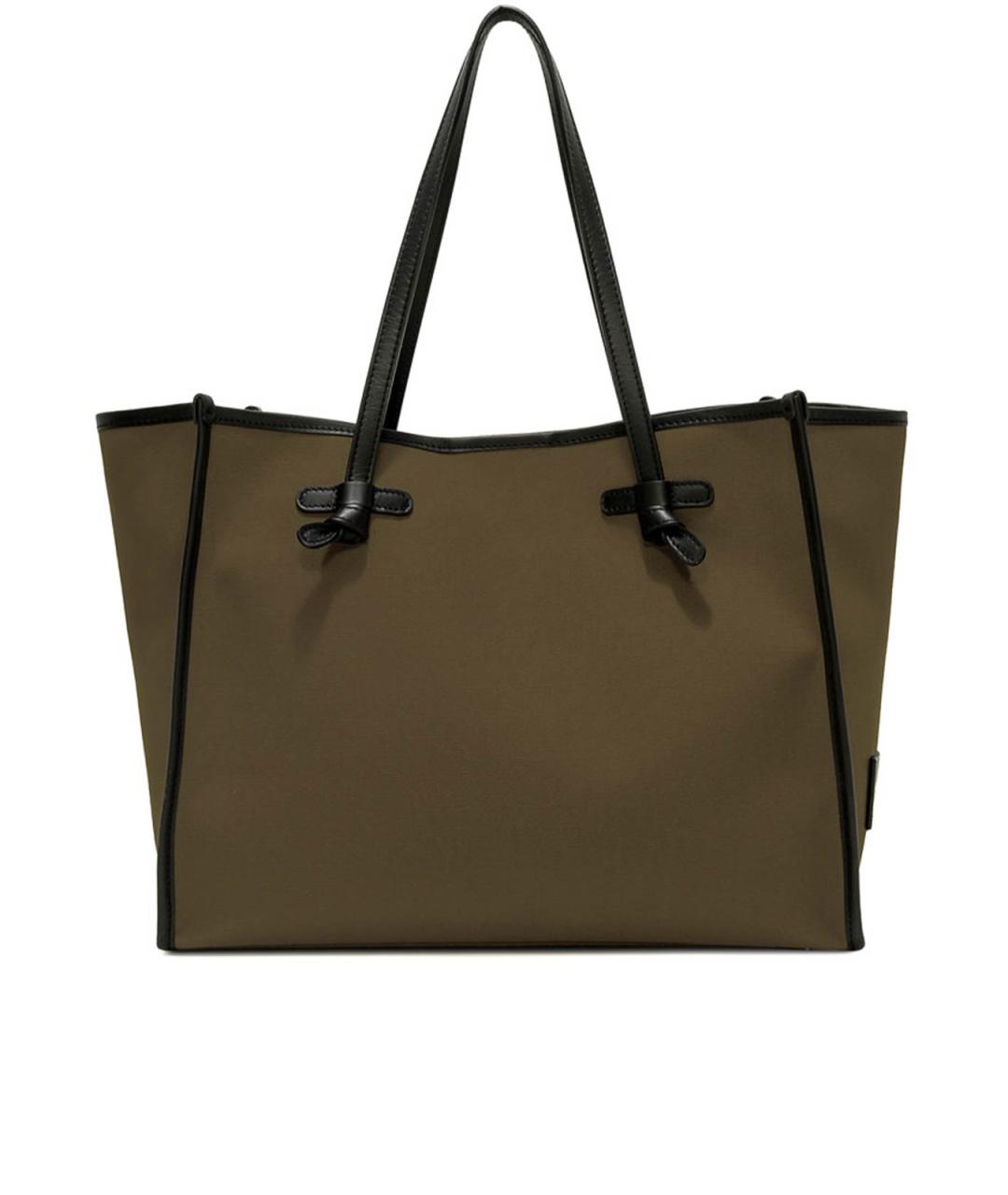 Gianni Chiarini Зеленая тканевая сумка тоут, фото 2