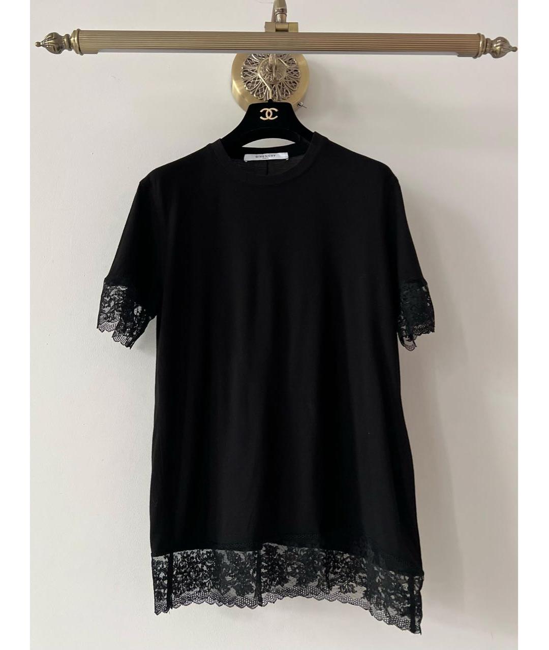 GIVENCHY Черная вискозная футболка, фото 9