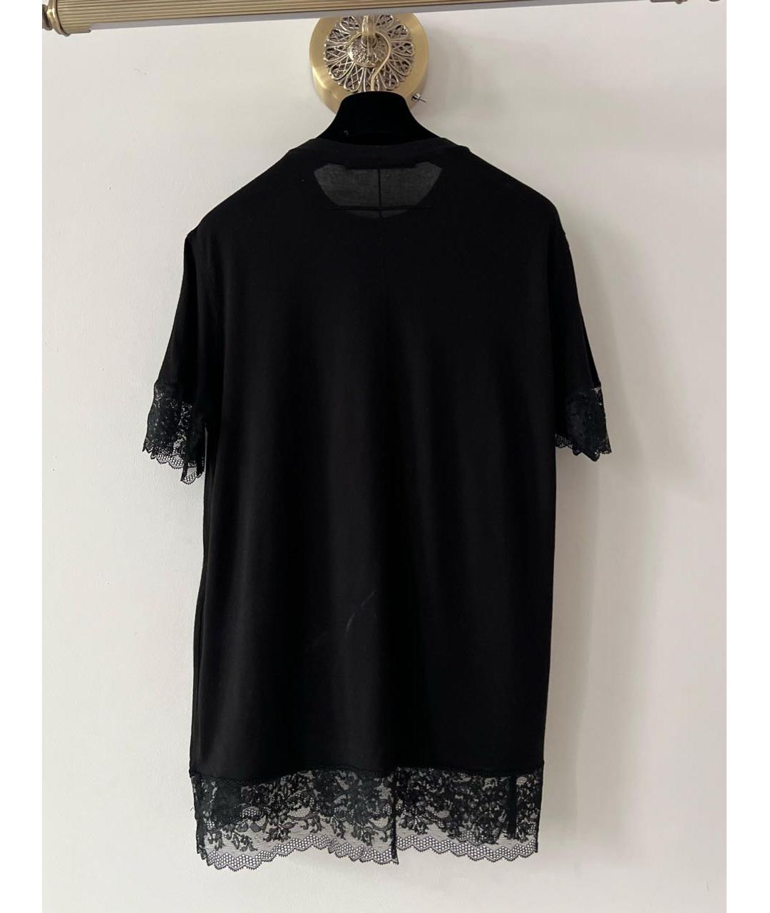 GIVENCHY Черная вискозная футболка, фото 2