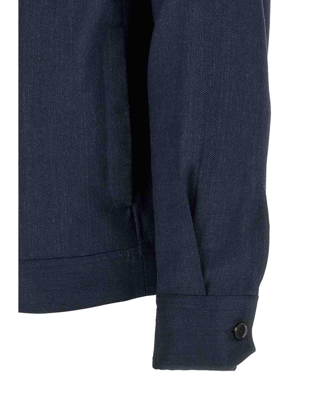 BRIONI Синяя шерстяная куртка, фото 4