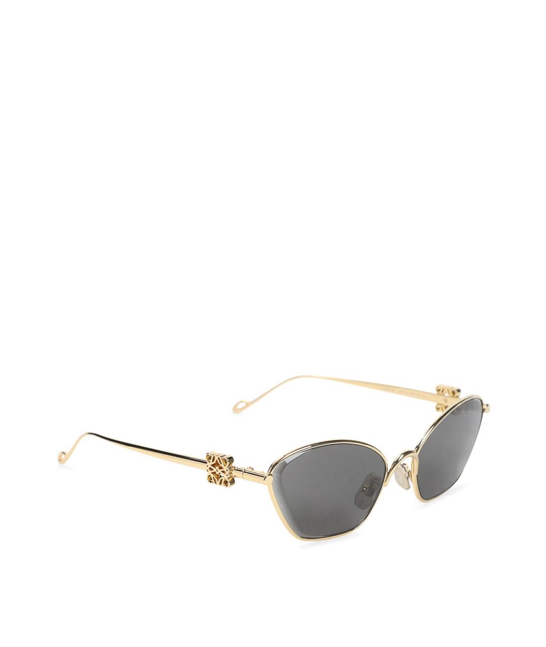 LOEWE Серые металлические солнцезащитные очки, фото 1