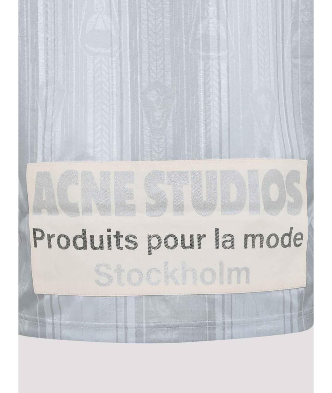 ACNE STUDIOS Серая майка, фото 4