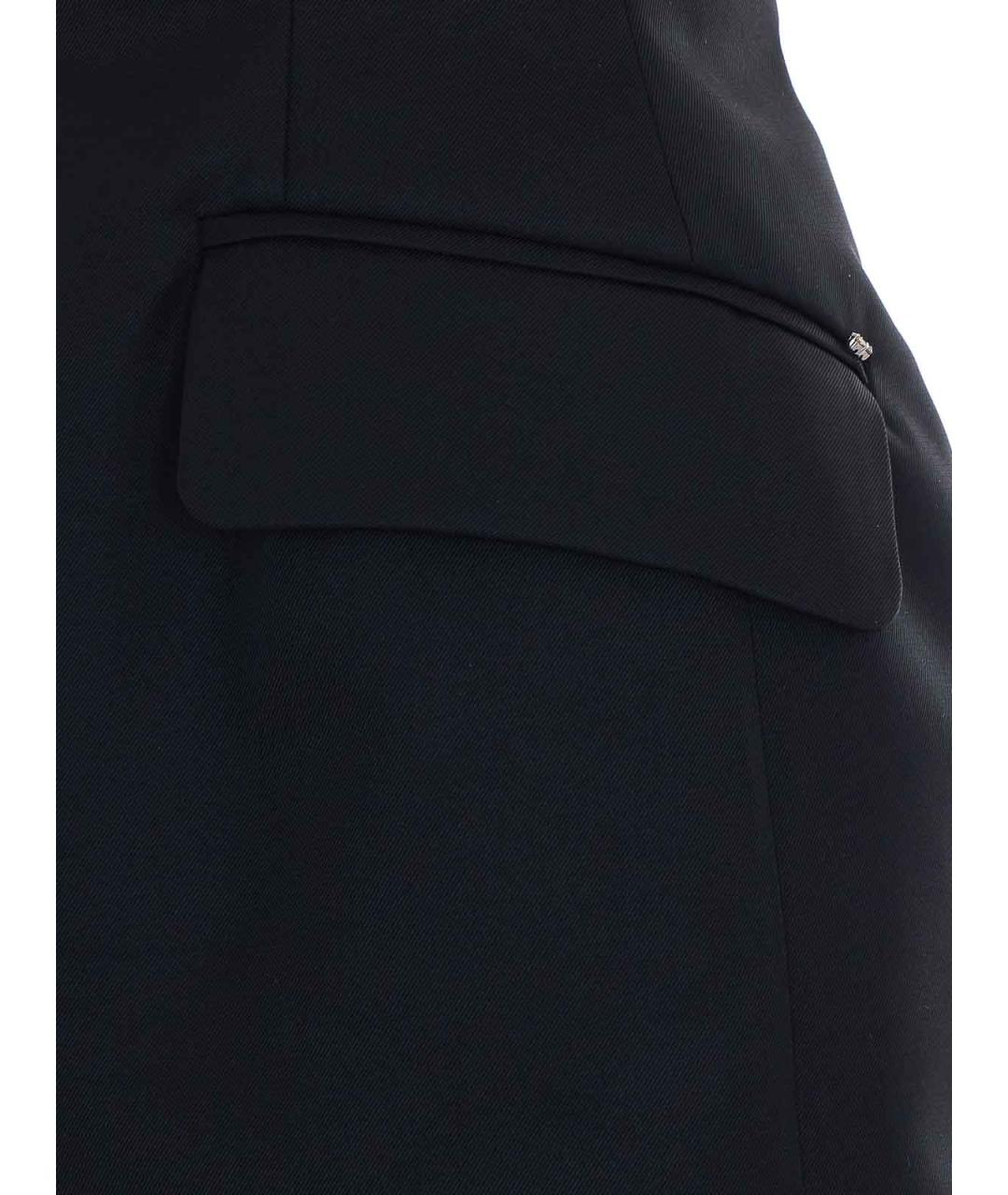 SPORTMAX Черное полиэстеровое повседневное платье, фото 3