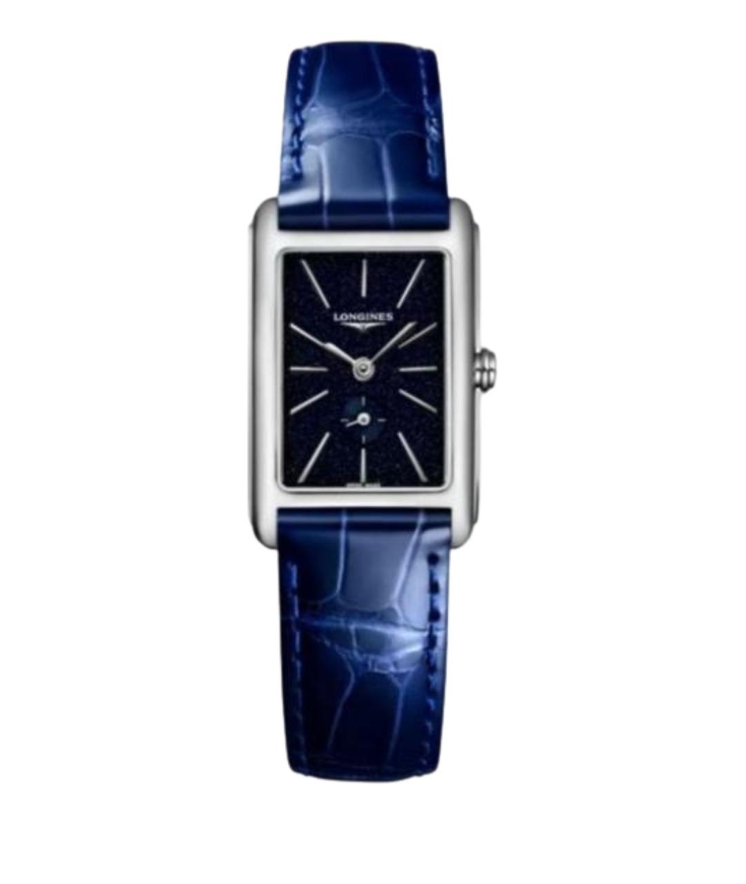 LONGINES Синие стальные часы, фото 1