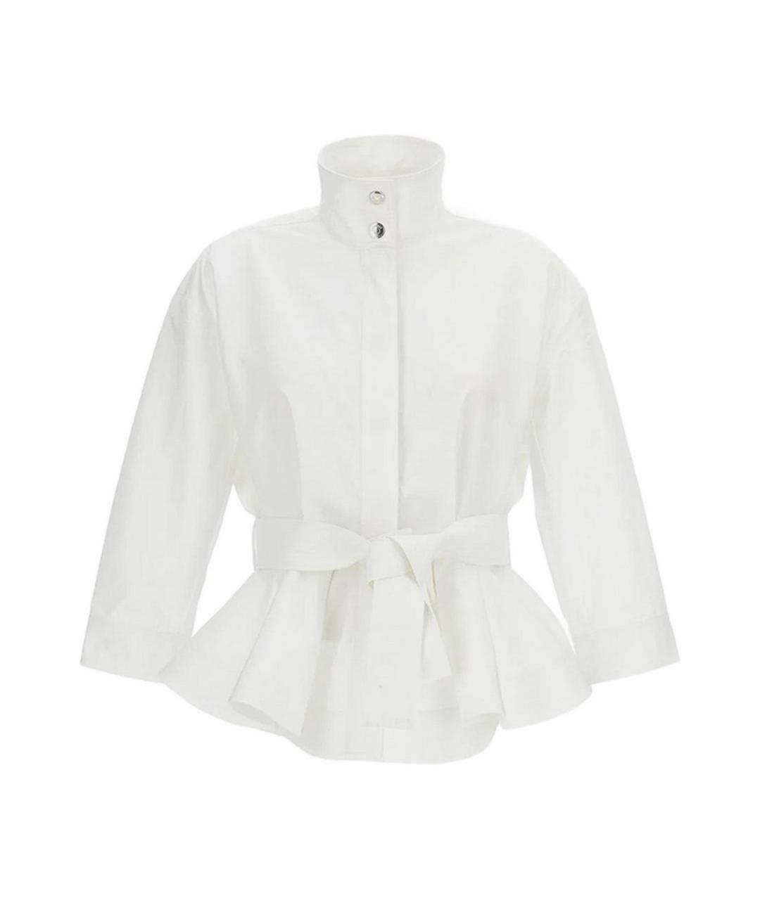 JACQUEMUS Белая хлопковая куртка, фото 1