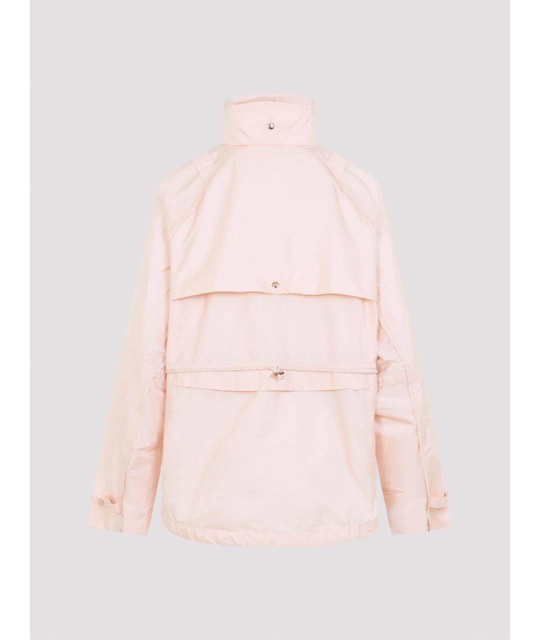 MONCLER Розовая полиамидовая парка, фото 2