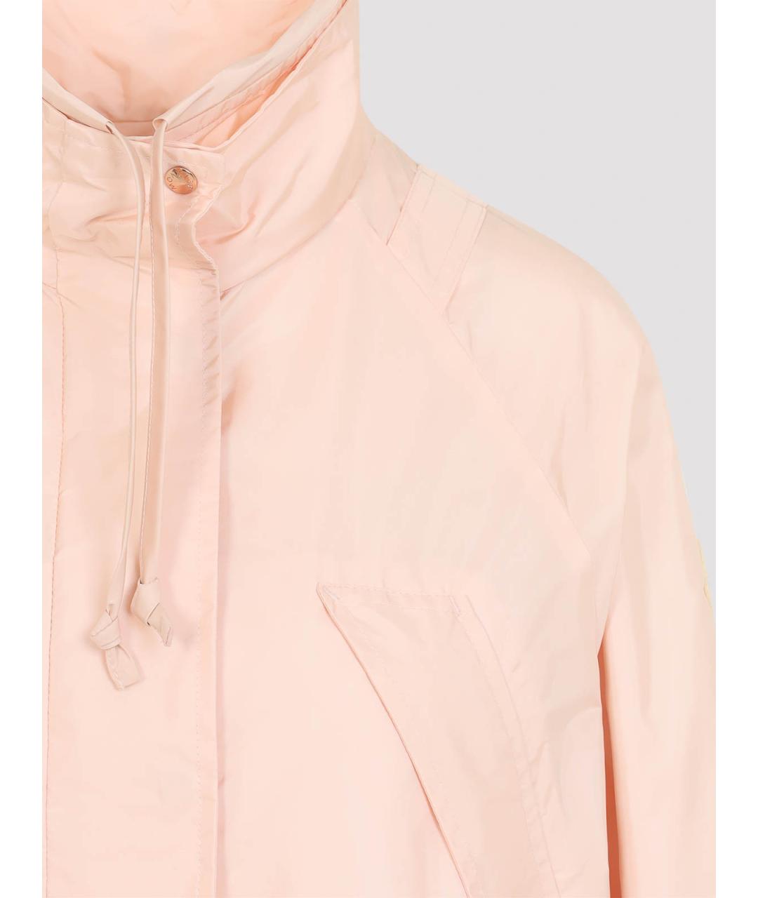 MONCLER Розовая полиамидовая парка, фото 3
