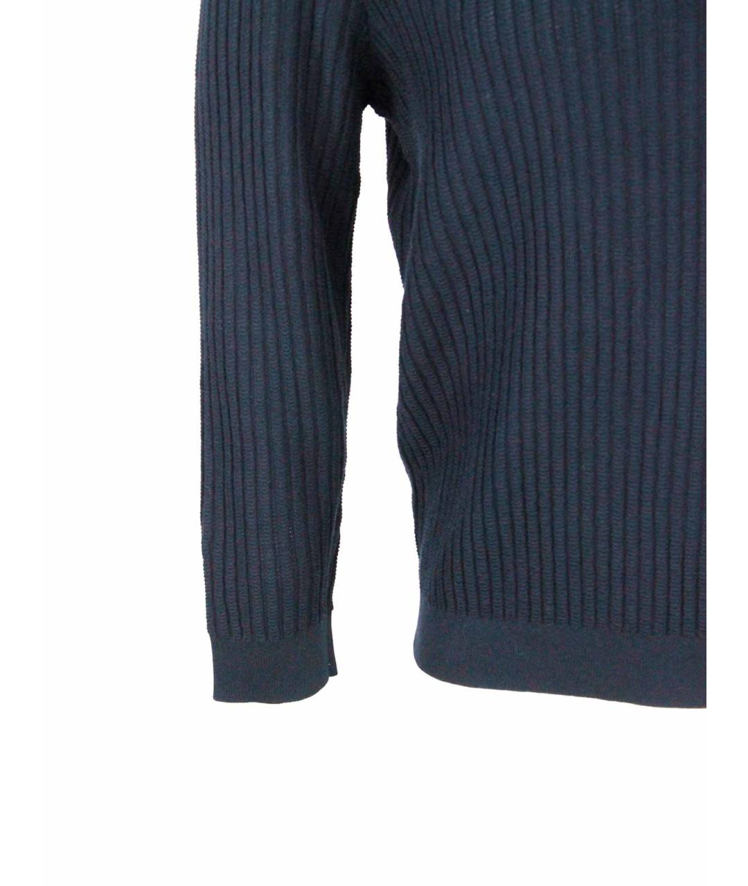 ARMANI EXCHANGE Синий хлопковый джемпер / свитер, фото 4