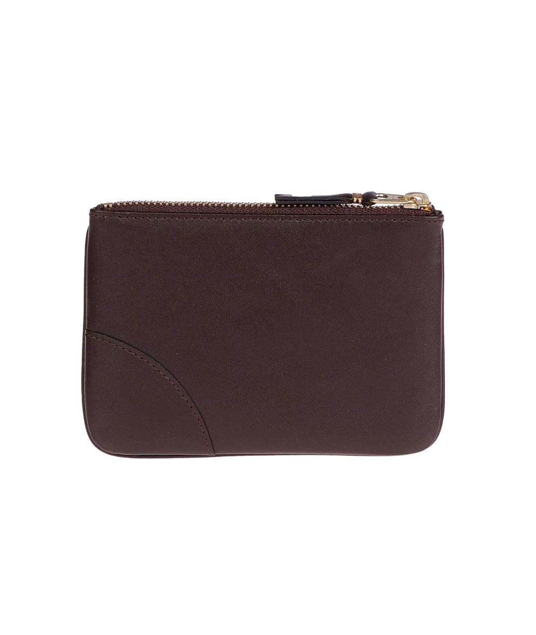 COMME DES GARÇONS WALLET Коричневый кожаный кошелек, фото 3