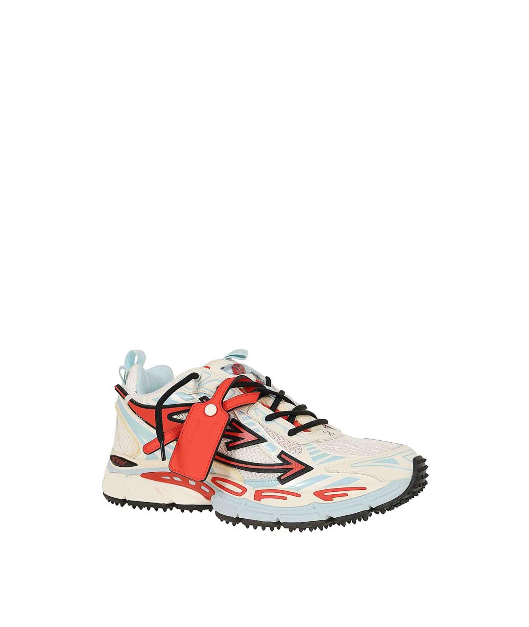 OFF-WHITE Мульти текстильные низкие кроссовки / кеды, фото 2