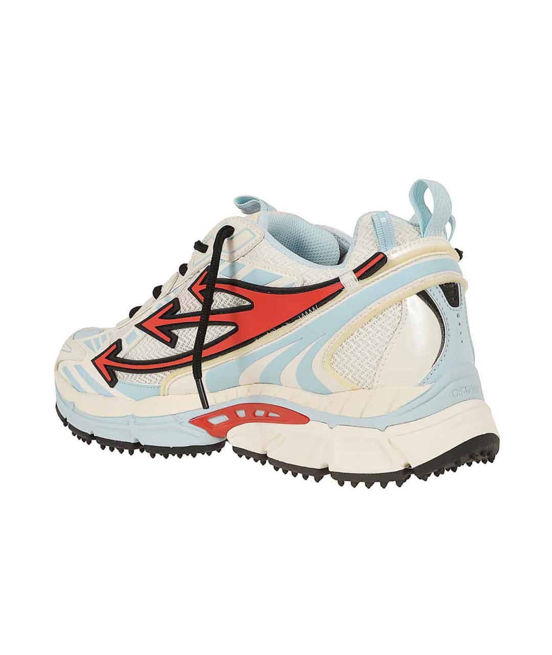 OFF-WHITE Мульти текстильные низкие кроссовки / кеды, фото 3