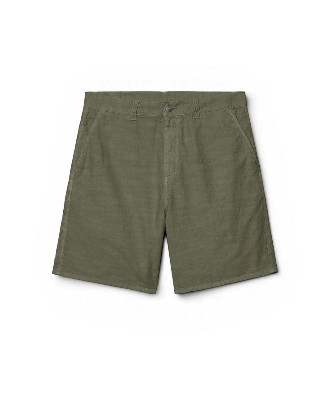 CARHARTT Зеленые хлопковые шорты, фото 1
