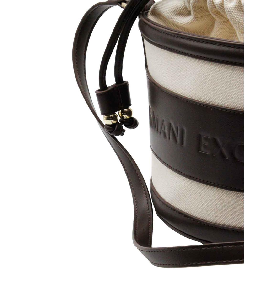 ARMANI EXCHANGE Бежевая сумка через плечо, фото 4