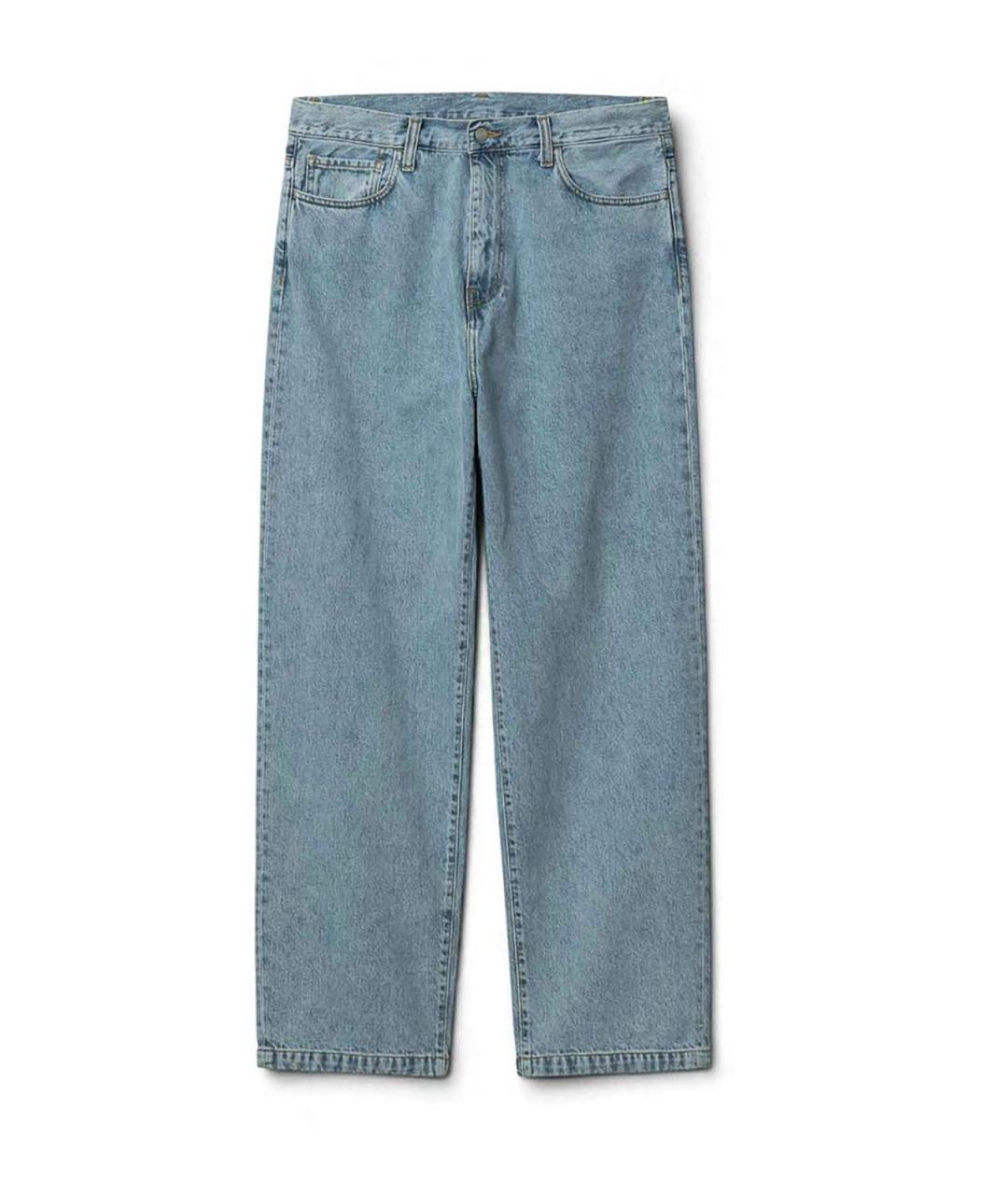 CARHARTT Голубые хлопковые прямые джинсы, фото 1