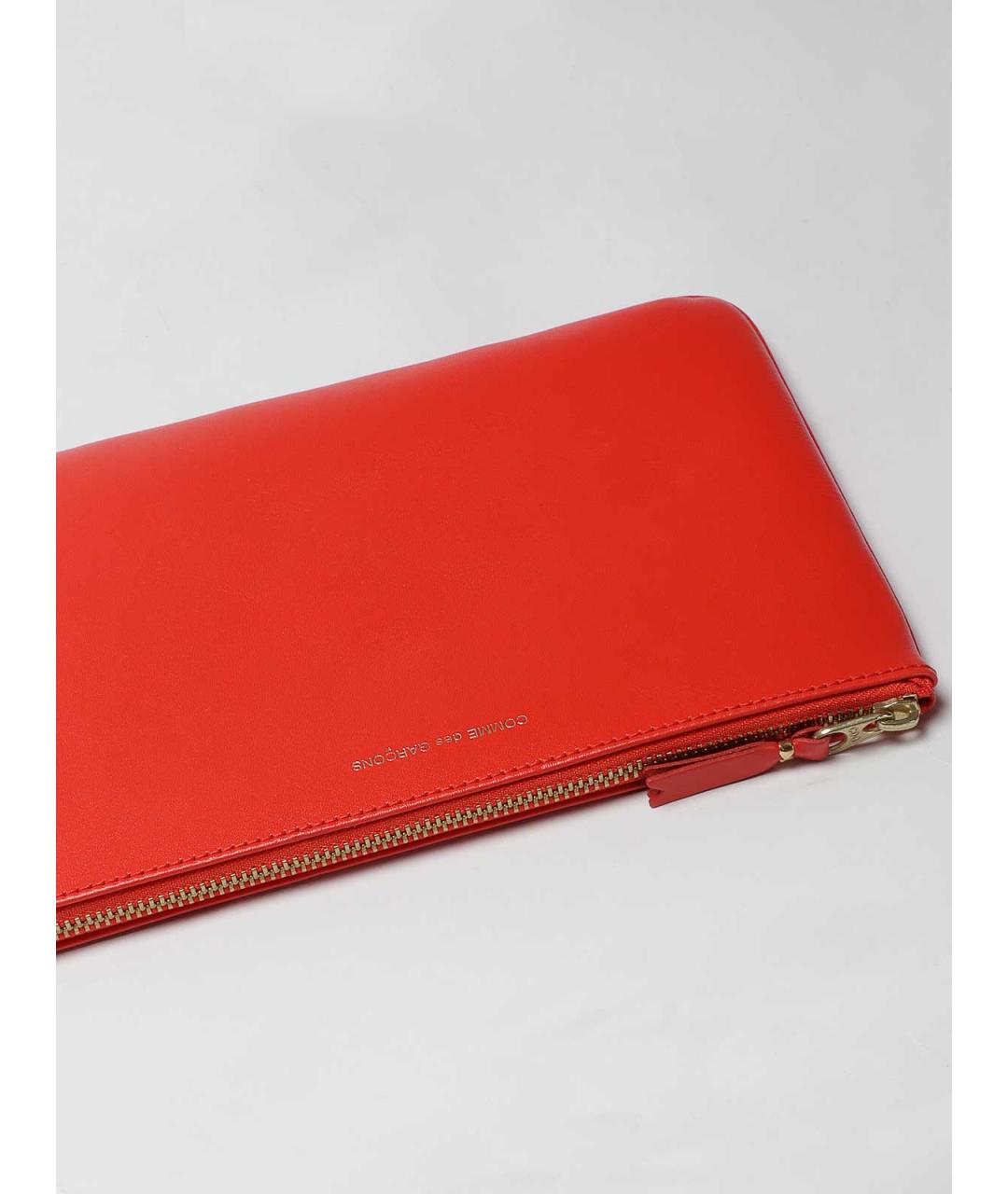 COMME DES GARÇONS WALLET Красный кожаный кошелек, фото 3