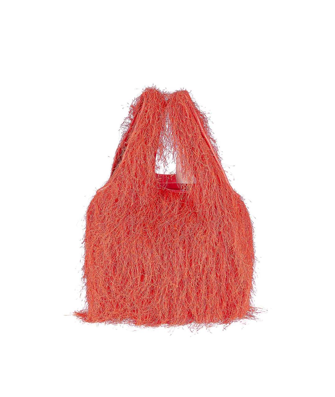 DRIES VAN NOTEN Красная сумка с короткими ручками, фото 1