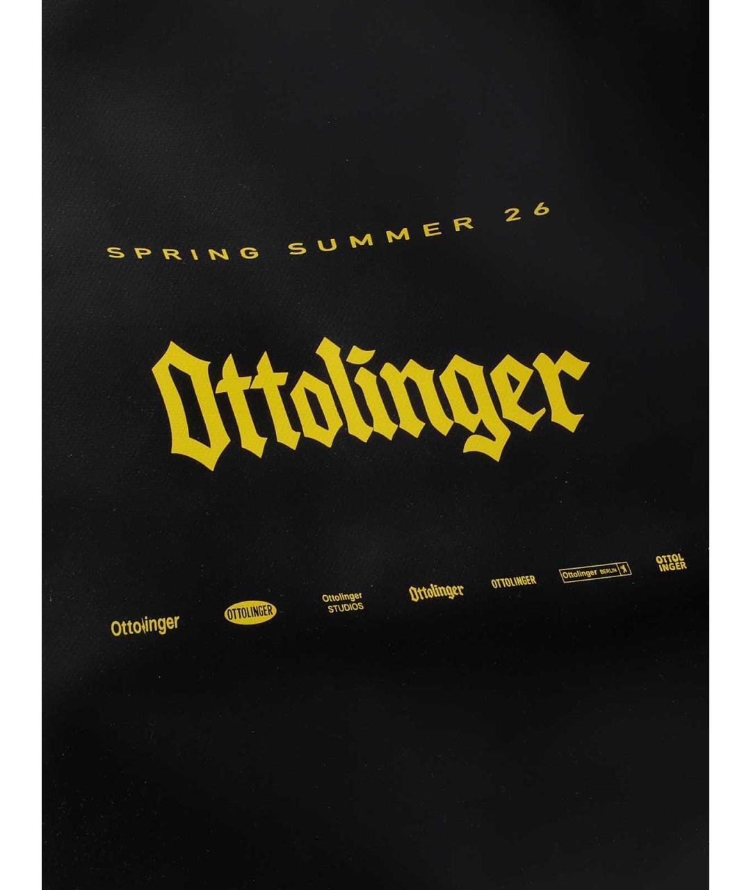 OTTOLINGER Черная сумка тоут из искусственной кожи, фото 3