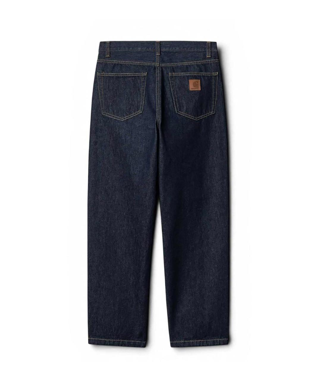 CARHARTT Синие хлопковые прямые джинсы, фото 2