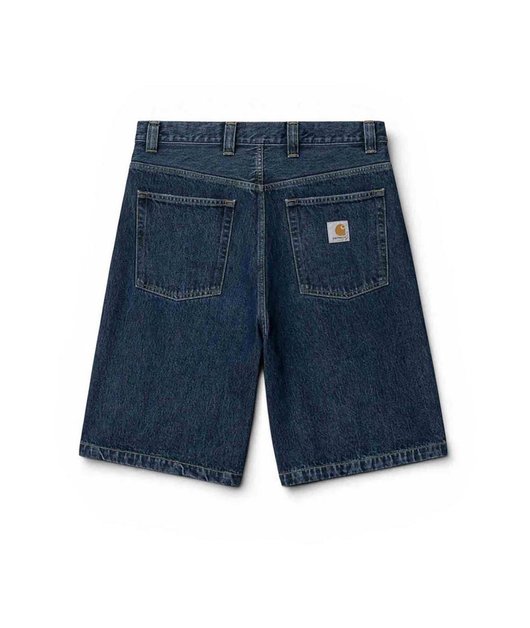 CARHARTT Синие хлопковые шорты, фото 2