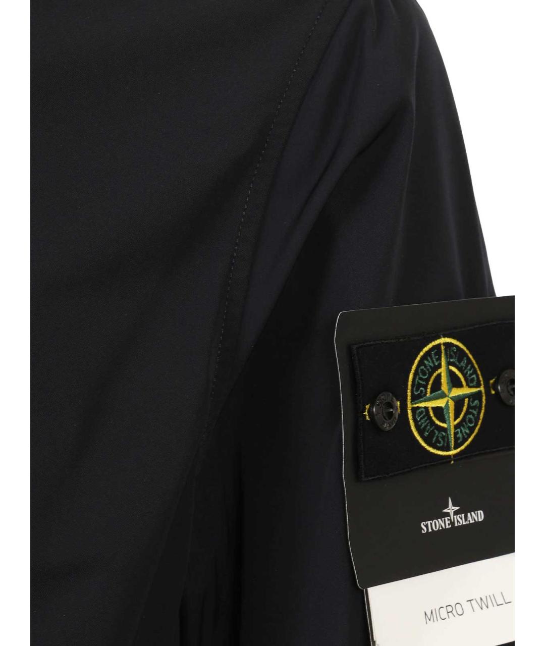STONE ISLAND Синяя полиэстеровая куртка, фото 3