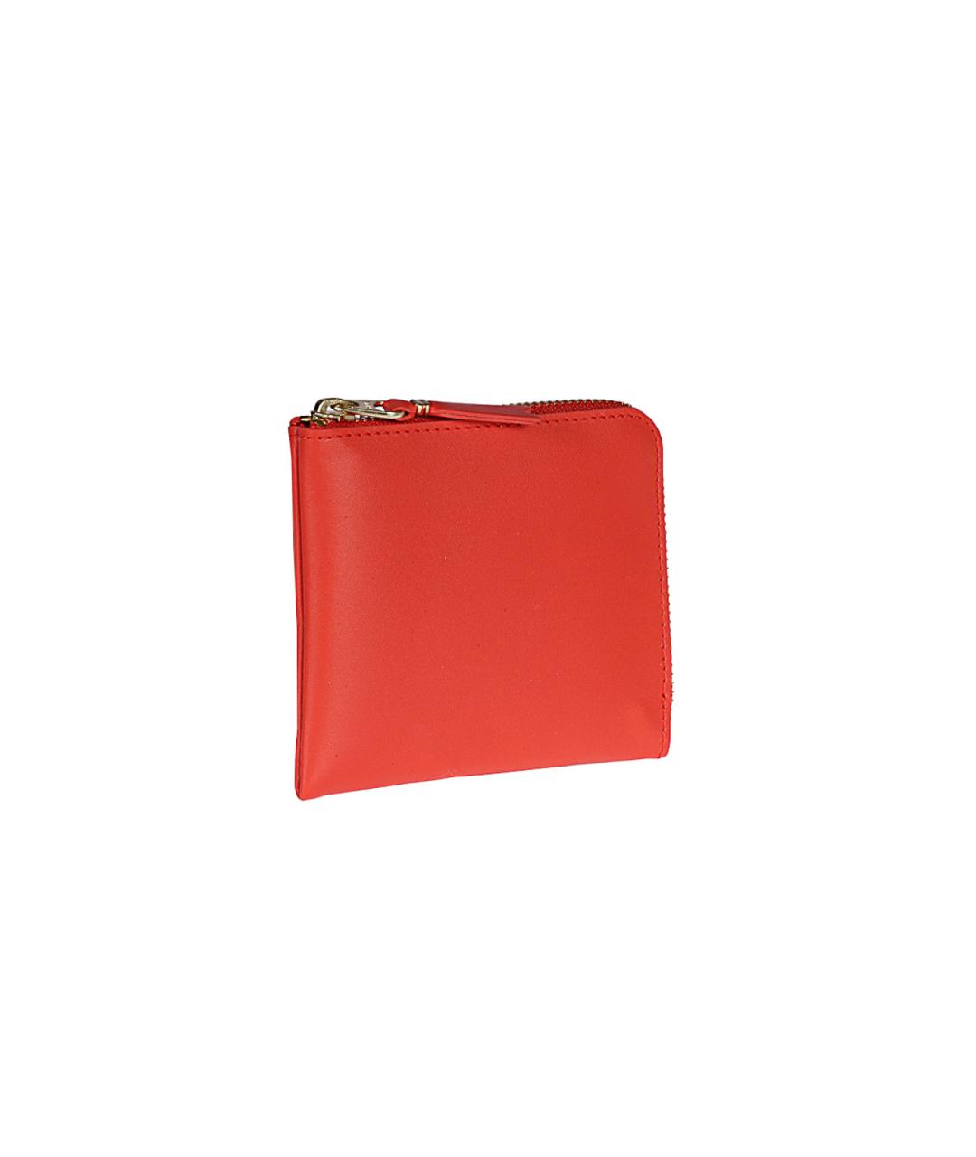 COMME DES GARÇONS WALLET Оранжевый кожаный кошелек, фото 2
