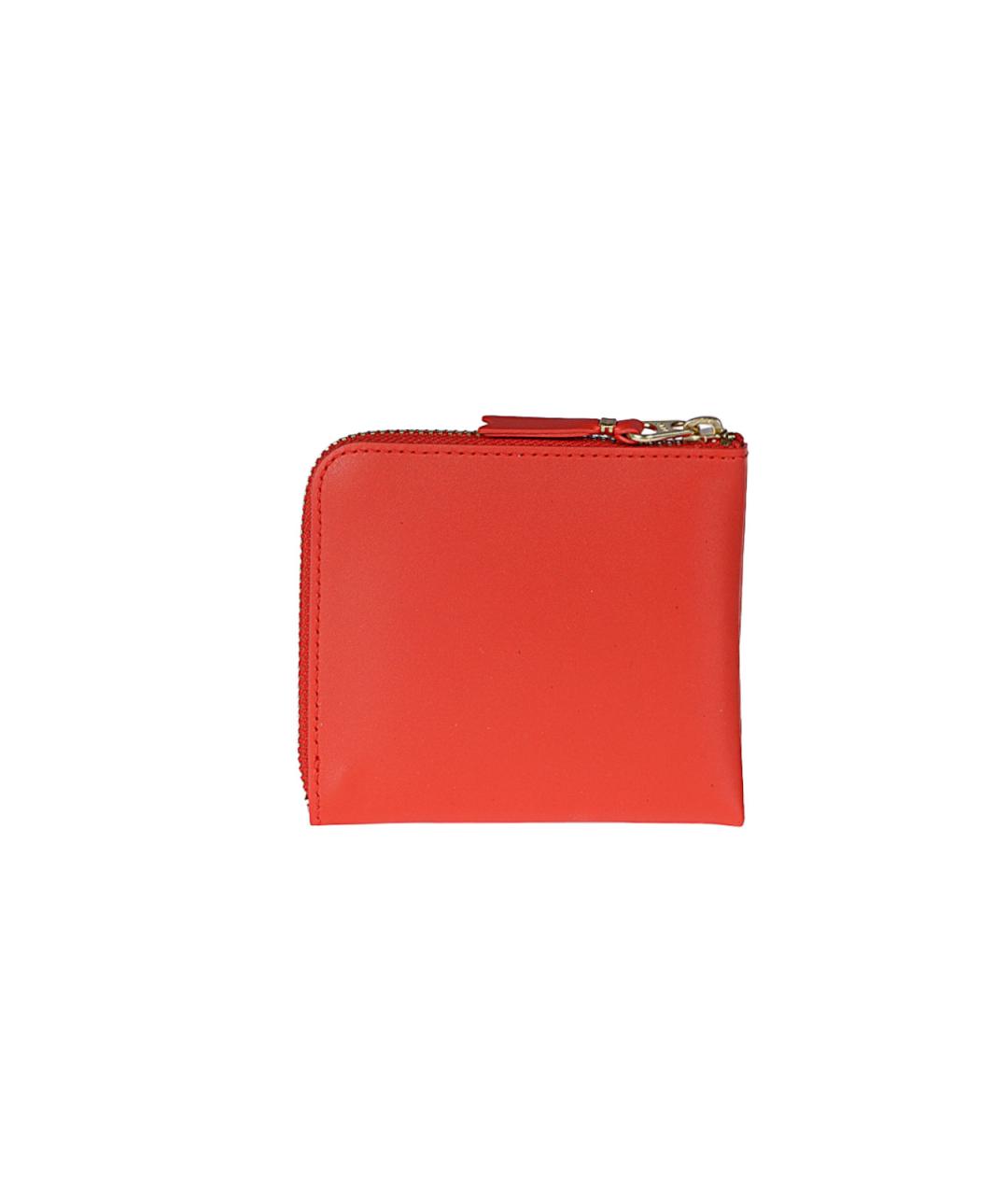 COMME DES GARÇONS WALLET Оранжевый кожаный кошелек, фото 3
