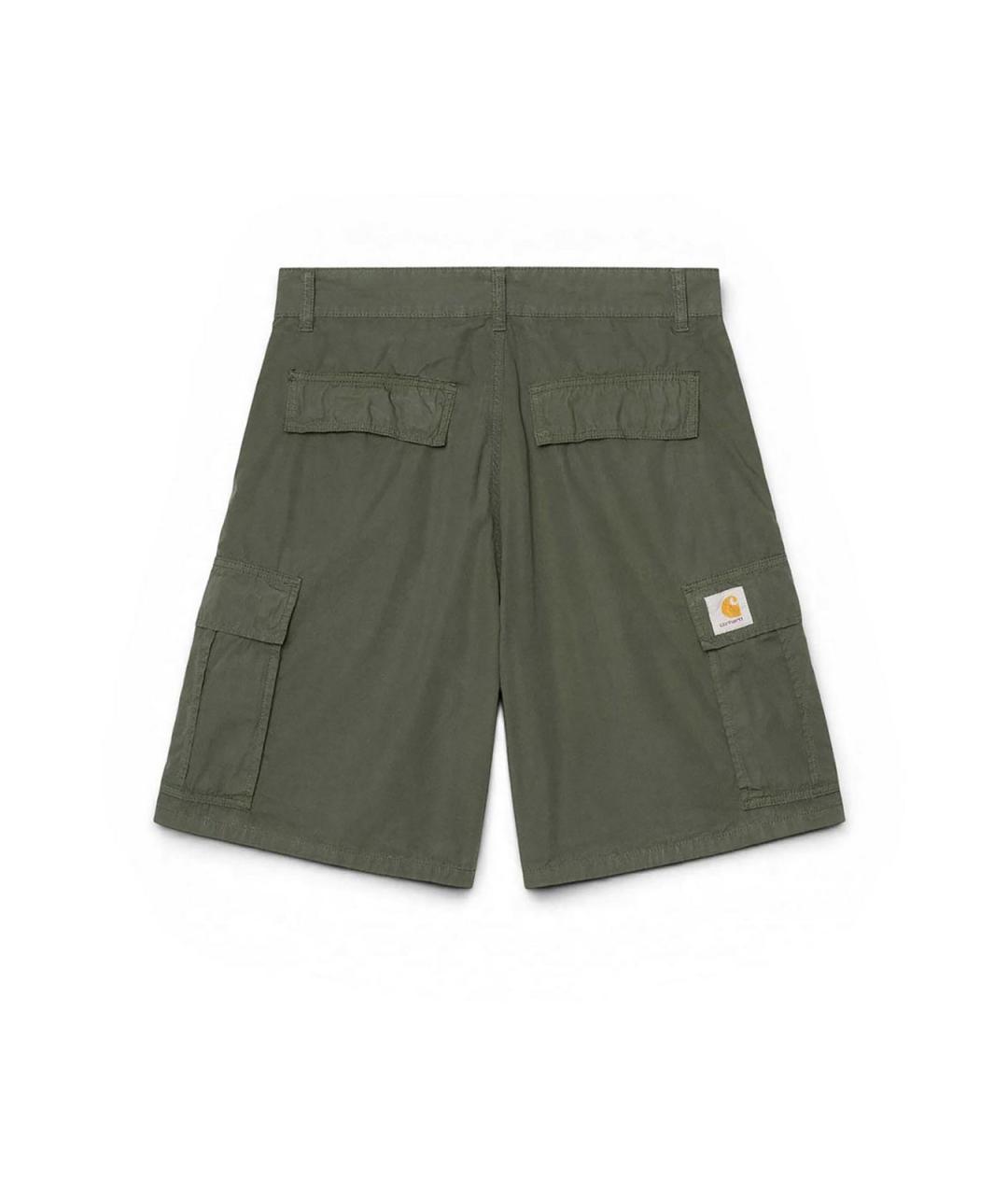 CARHARTT Зеленые хлопковые шорты, фото 2