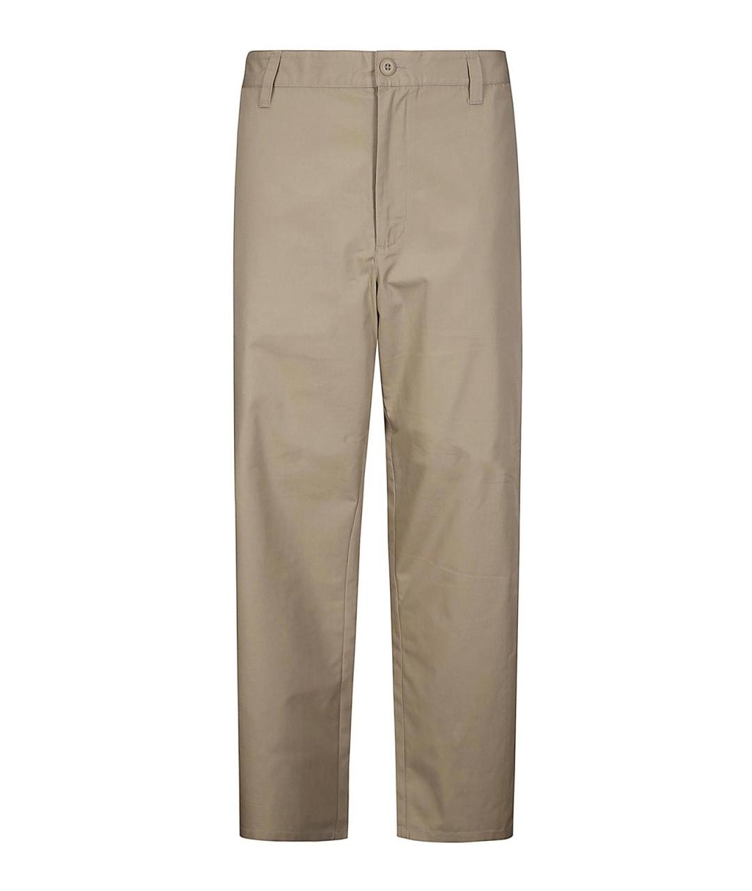 CARHARTT Бежевые полиэстеровые повседневные брюки, фото 1
