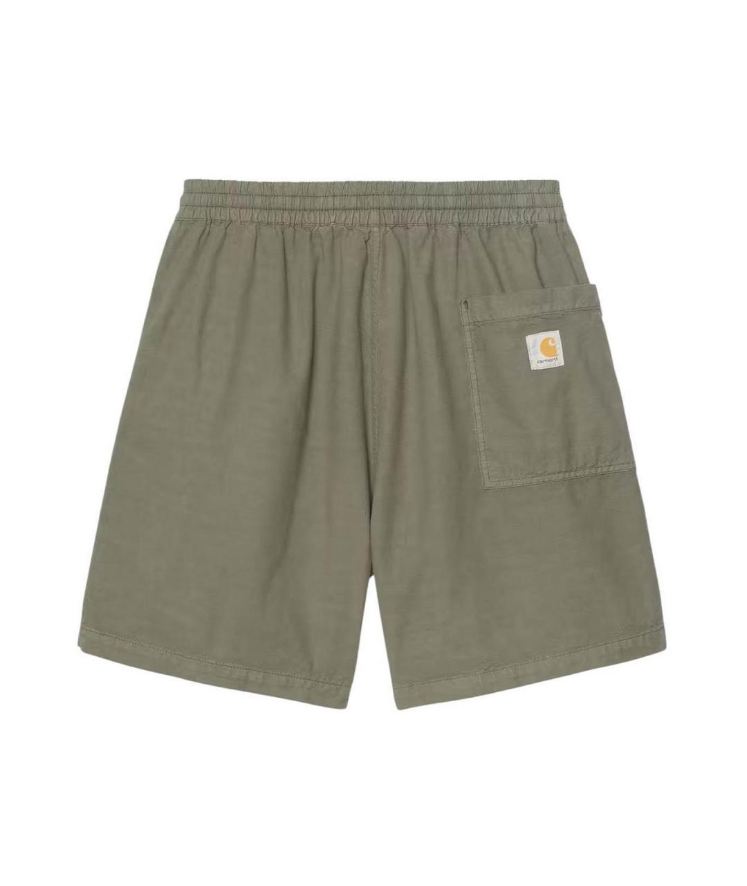 CARHARTT Зеленые хлопковые шорты, фото 2