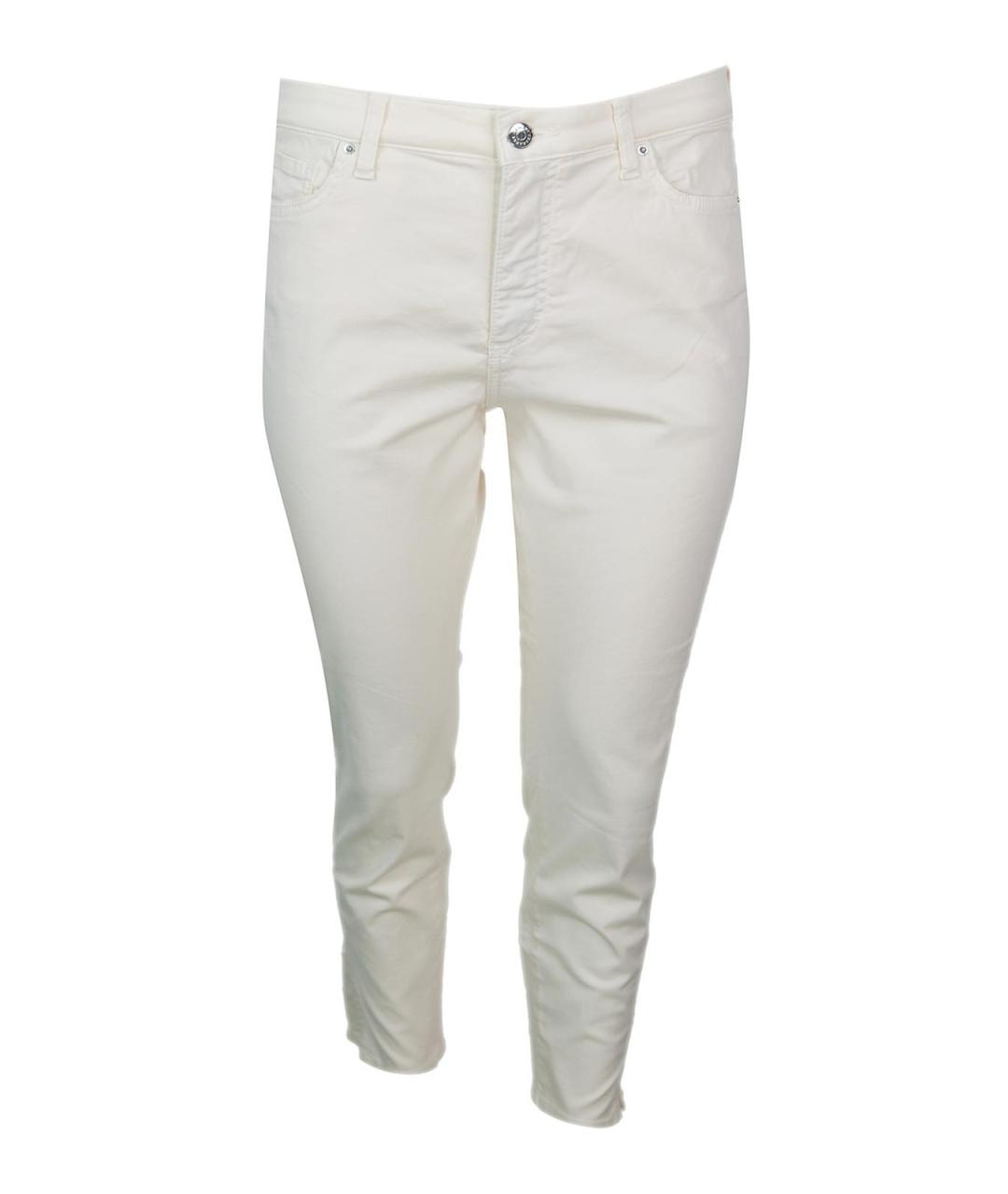 ARMANI EXCHANGE Белые хлопковые брюки узкие, фото 1