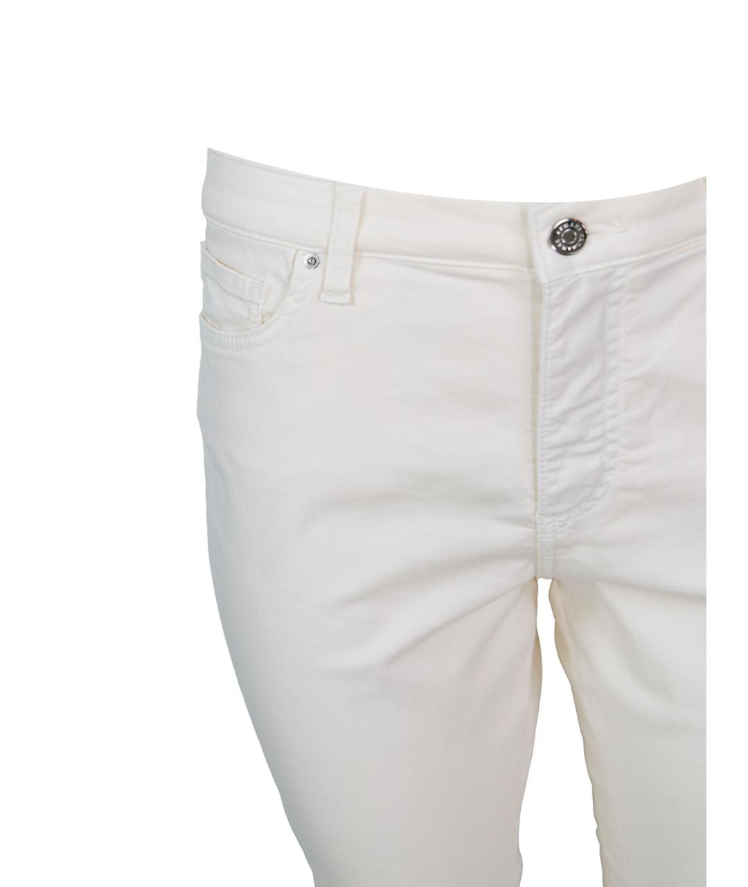 ARMANI EXCHANGE Белые хлопковые брюки узкие, фото 4