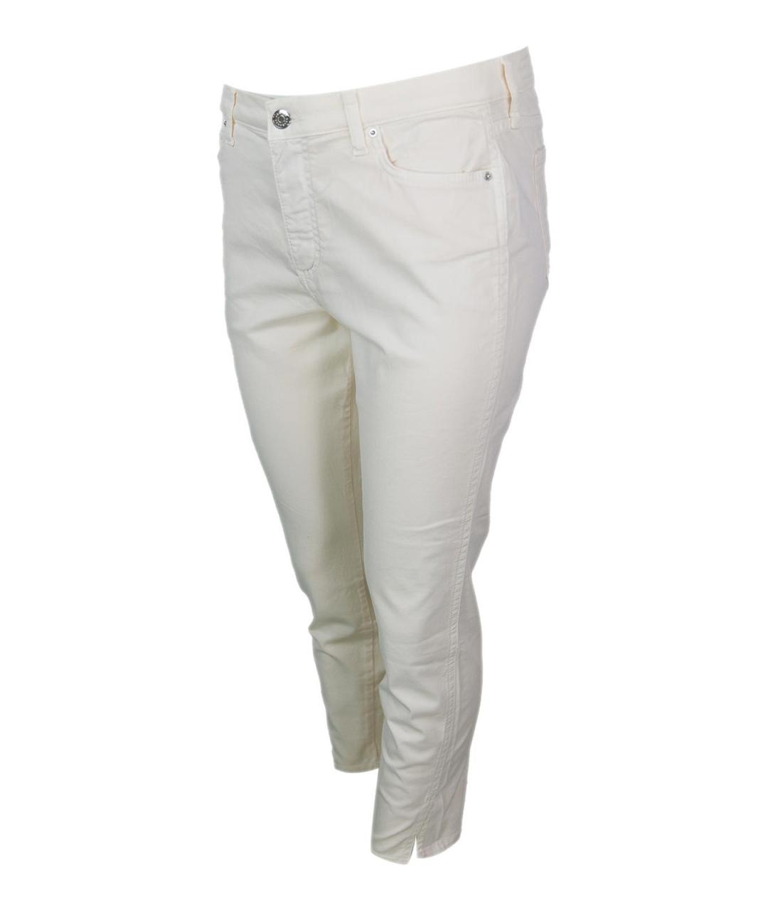 ARMANI EXCHANGE Белые хлопковые брюки узкие, фото 2
