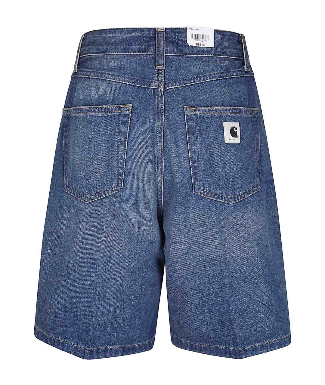 CARHARTT Синие хлопковые шорты, фото 2