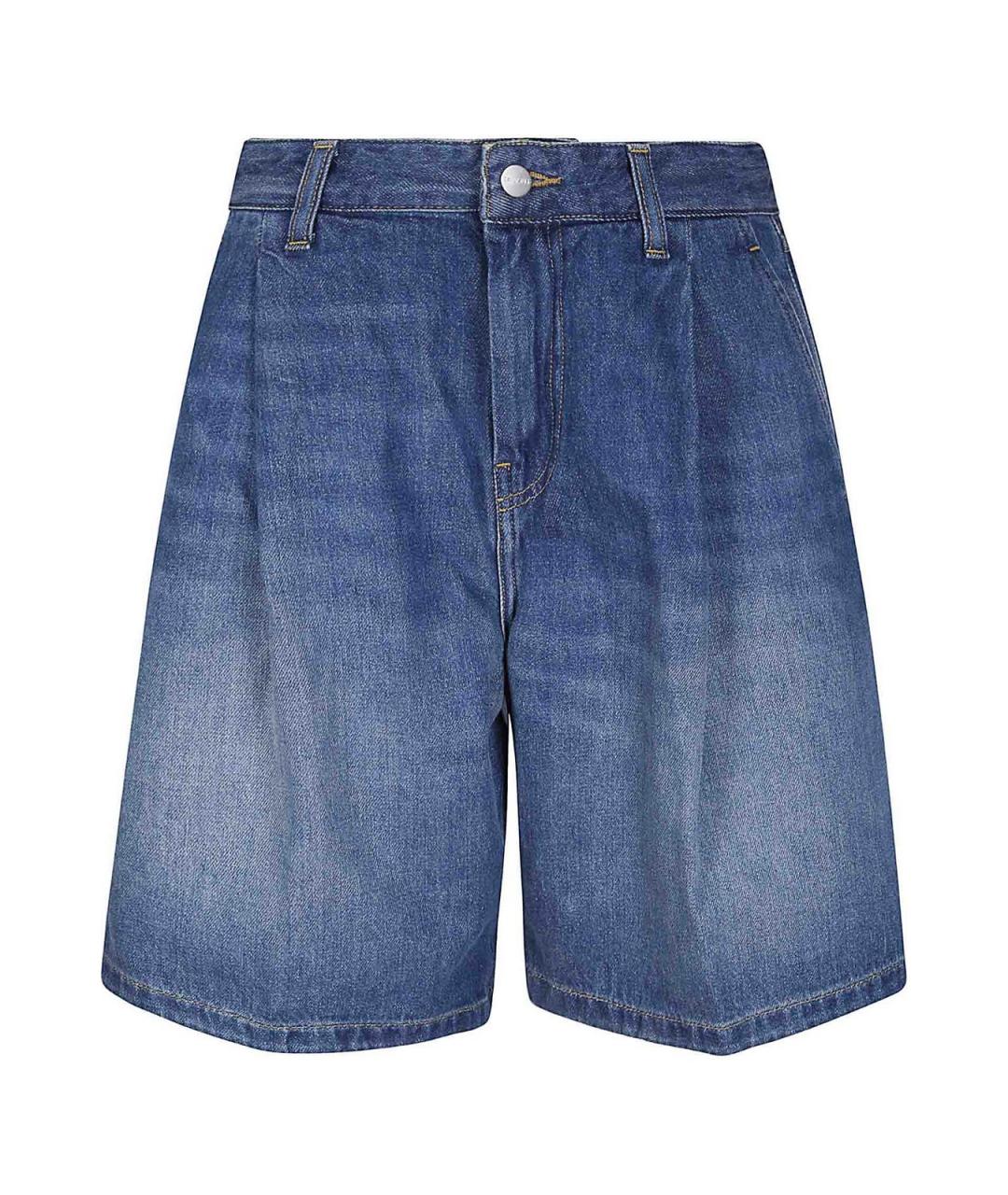 CARHARTT Синие хлопковые шорты, фото 1