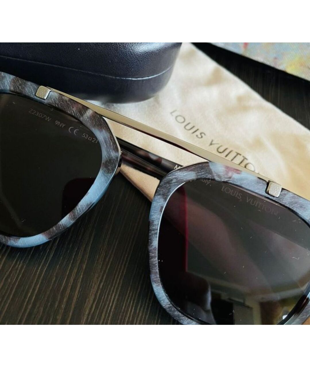 LOUIS VUITTON PRE-OWNED Мульти солнцезащитные очки, фото 3
