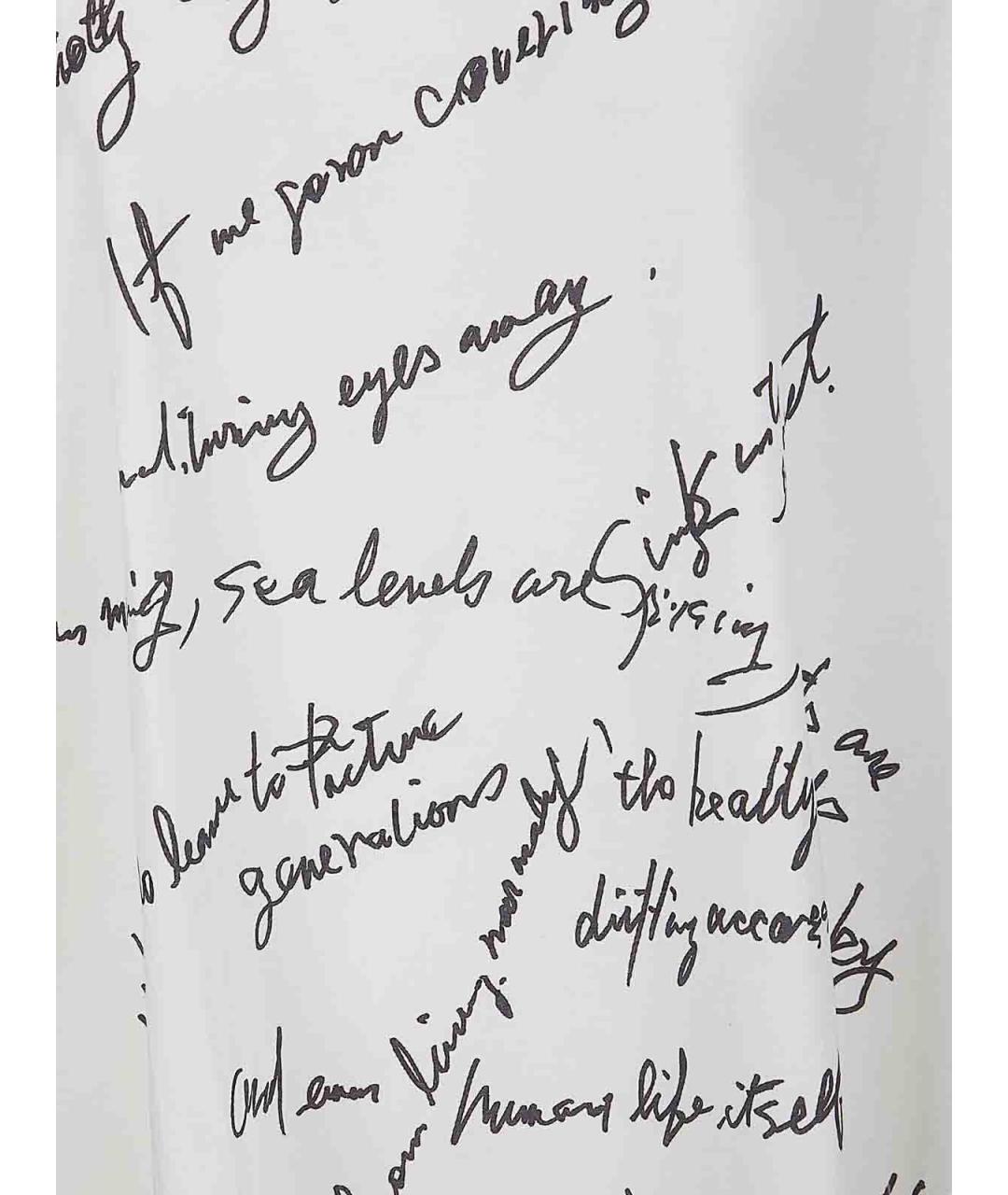 YOHJI YAMAMOTO Белая хлопковая футболка, фото 3