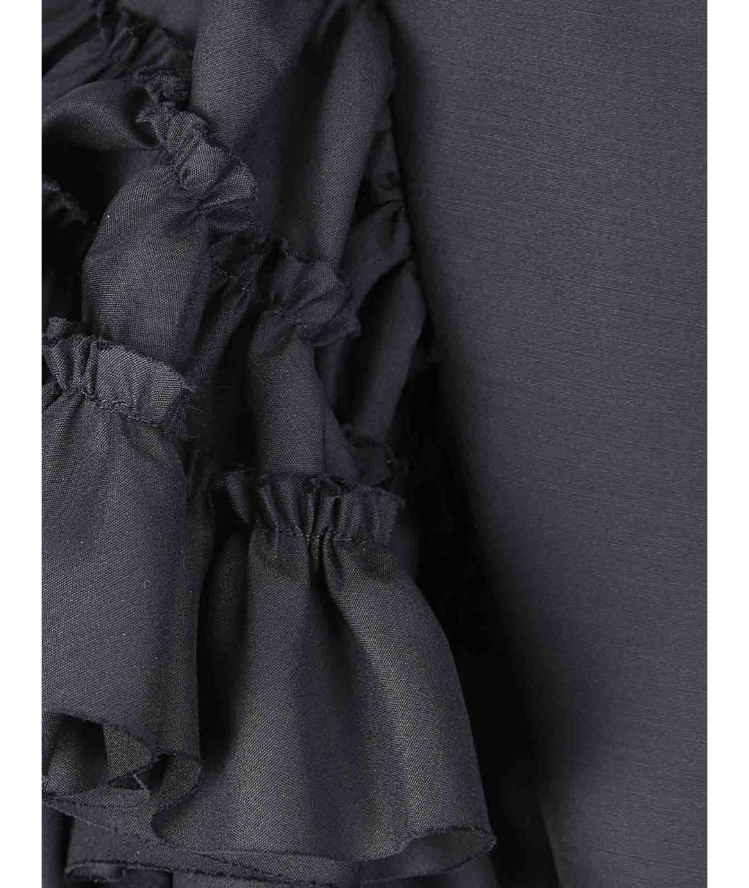 DRIES VAN NOTEN Черная шерстяная майка, фото 3