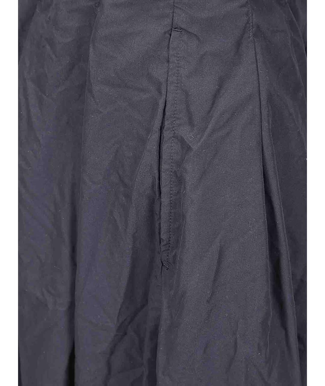 COMME DES GARÇONS Черные полиэстеровые брюки широкие, фото 3