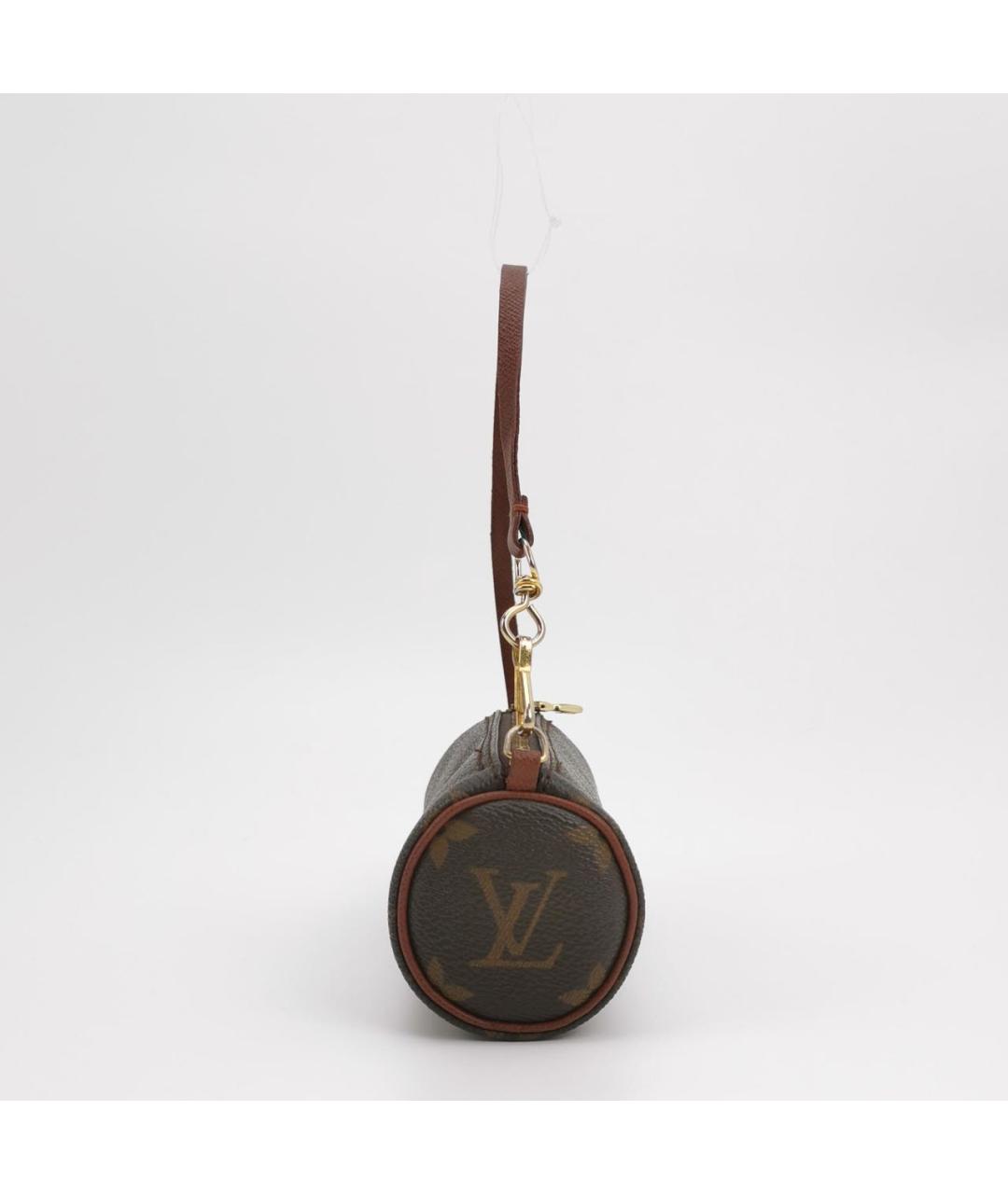 LOUIS VUITTON Коричневая канва сумка с короткими ручками, фото 2