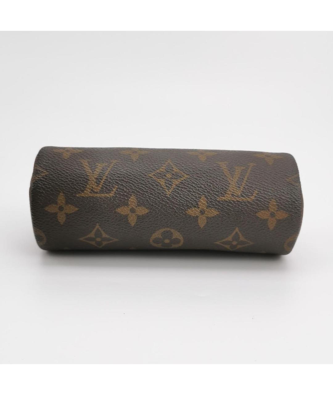 LOUIS VUITTON Коричневая канва сумка с короткими ручками, фото 5